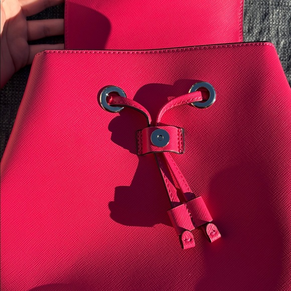 Kate Spade Lizzie Medium Backpack Saffiano Leather Bikini Pink - Picture 6 of 6